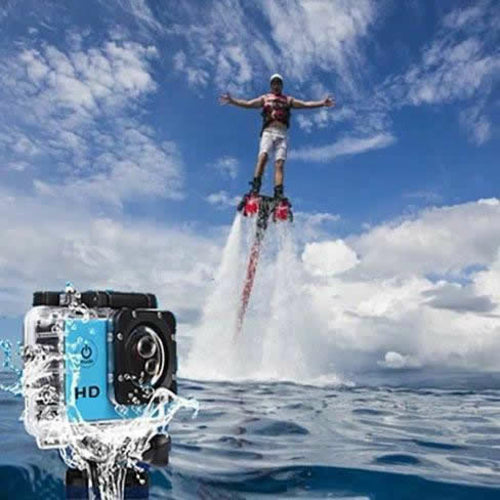 4K Waterproof Camera + RF Remote with Accessories
