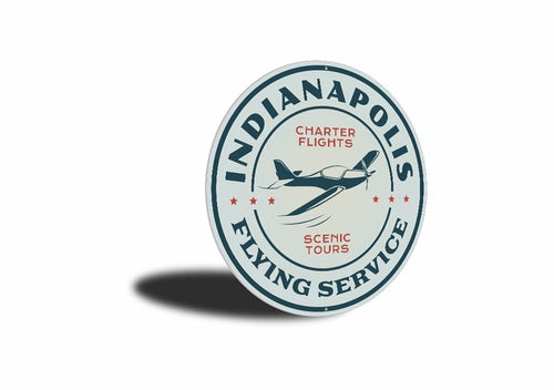 Indianapolis Flying Service Aviation Sign