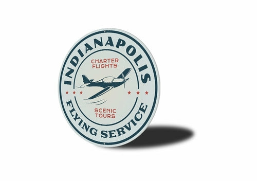 Indianapolis Flying Service Aviation Sign