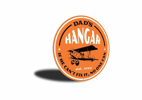 Dad's Hangar Aviation Sign