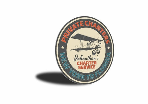 Charter Service Aviation Sign
