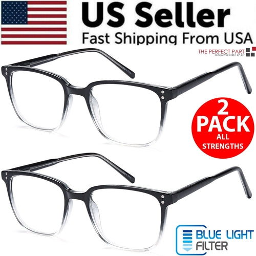 2 PK Blue Light Blocking Reading Glasses