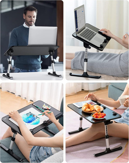 Laptop Desk | Height & Angle Adjustable Laptop Stand for Office, Hangar, Workspace