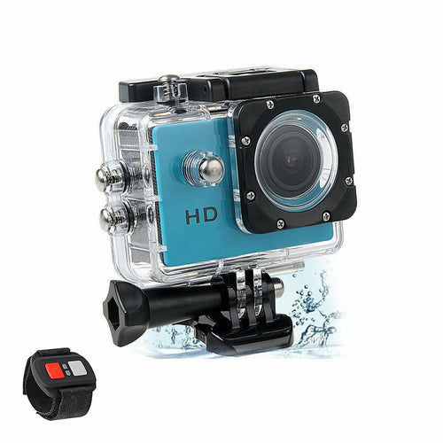 4K Waterproof Camera + RF Remote with Accessories