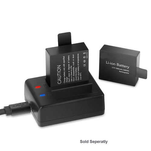 4K Waterproof Camera + RF Remote with Accessories