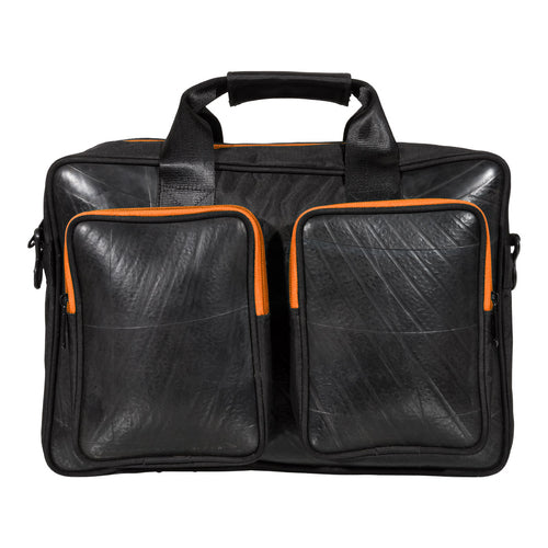 Flight/Laptop Bag from upcycled tyretube