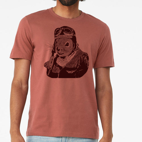 Flying Squirrel Vintage Pilot T-shirt