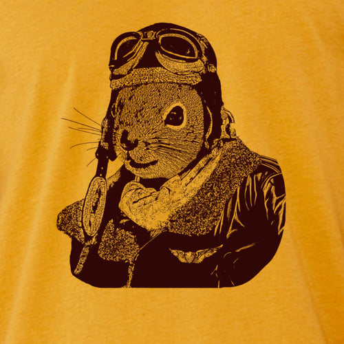 Flying Squirrel Vintage Pilot T-shirt